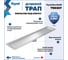 Трап для душа под плитку Teymi с сухим затвором вертикальный выпуск Aina 10х50 нержавеющая сталь T90357 T90357 ЦБ-00270767 3