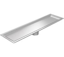 Трап для душа под плитку Teymi с сухим затвором вертикальный выпуск Aina 10х40 нержавеющая сталь T90355 T90355 ЦБ-00270765