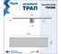 Трап для душа под плитку Teymi с сухим затвором вертикальный выпуск Aina 10х40 нержавеющая сталь T90355 T90355 ЦБ-00270765 15