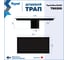 Трап для душа под плитку Teymi с сухим затвором вертикальный выпуск Aina 10х20 черный T90350 T90350 ЦБ-00270762 15