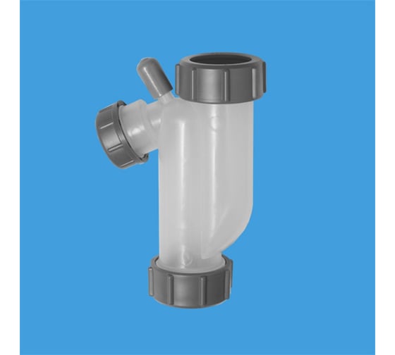 Сифон McAlpine Без Выпуска ф-32 трубный S-обр. (для слива конденсата)прозрачн. гидрозатвор 50мм MRTB-50TR 1