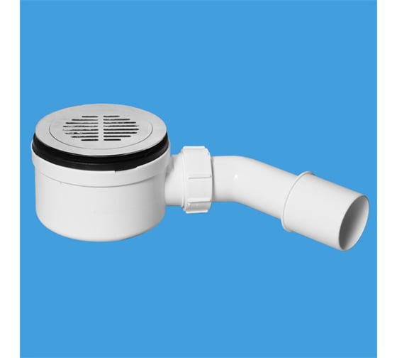 Трап для поддона McAlpine (выпуск110мм)  90/100, h=70мм с трубкой 40/50 MRS8CPBS 1