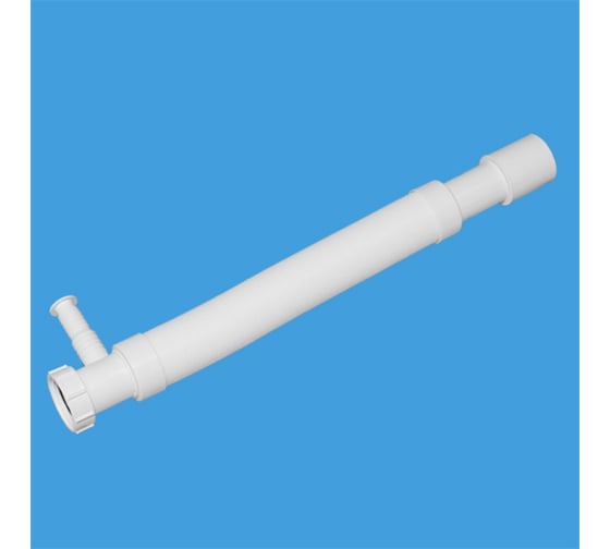 Труба гибкая раздвижная McAlpine с адаптером для слива бытовой техники MRMF212W 1