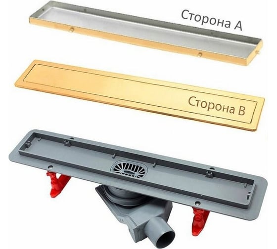 Душевой лоток Pestan Confluo Premium Line 300 Gold 13100050