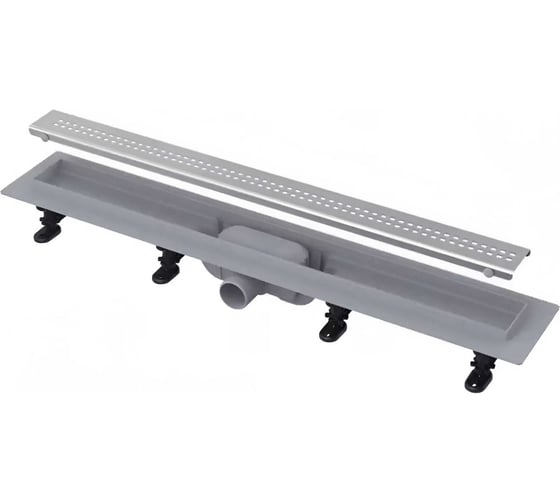 Канал душевой ООО ПКФ Сварком д= 40 пласт, решетка нерж 550мм (уп/1шт) СанТех s044507 1