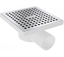 Трап ООО ПКФ Сварком д= 50 горизонтальный пласт, решетка нерж 150х150 (уп/1шт) СанТех s075313