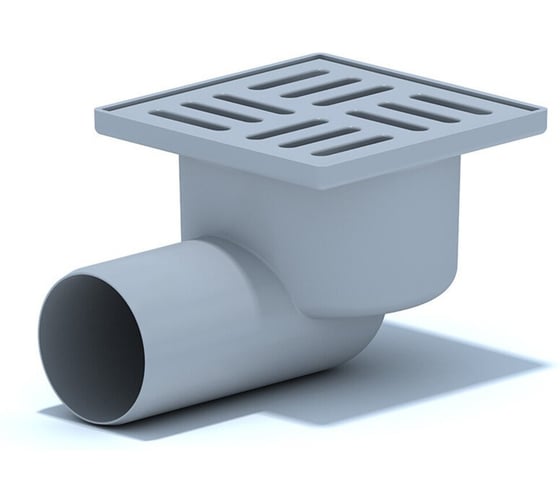 Трап ООО ПКФ Сварком д=110 горизонтальный пласт, решетка 150х150 (уп/1шт) СанТех s038067 1