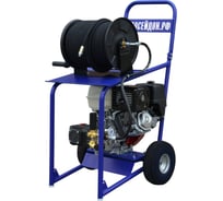 Каналопромывочная мойка Посейдон 210 бар, 22 л/мин, бензин, насос (Италия), Посейдон B15-210-22-ITL-Reel1