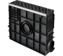 Пескоуловитель пластиковый усиленный AQUADRENAG DN100 с пластиковой решеткой Rain Forest QP10460-PF