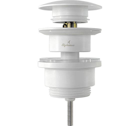 Донный клапан Elghansa 1 1/4 для раковины (универсальный) Click-Clack, белый WBT-227-White 1