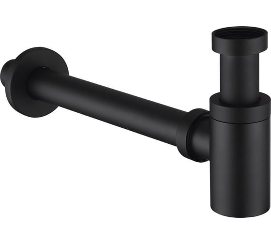 Сифон бутылочный для раковины Elghansa RoundLine 1-1/4 200_350 мм WBT-512-Black 1