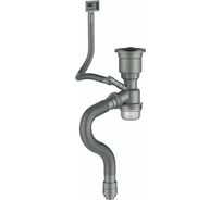 Сифон для мойки с переливом GERHANS K30601B-1