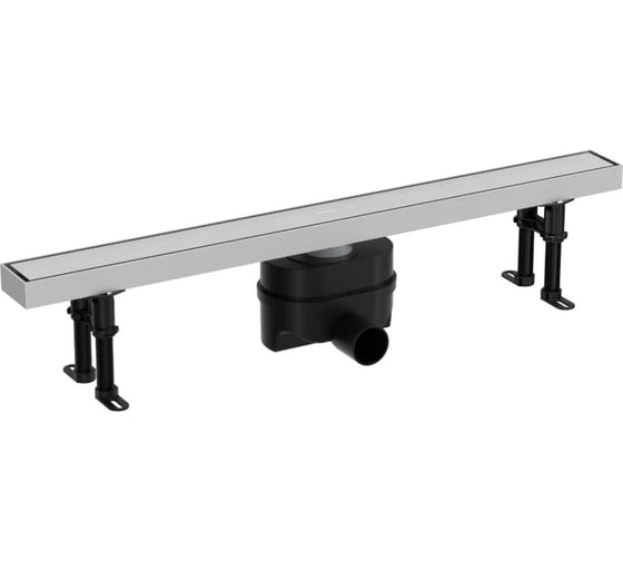 Линейный трап с двухсторонней вставкой ALLEN BRAU 9.50010.BN PRIORITY 850мм, никель браш (347390) 00347390 1