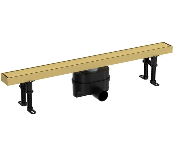 Линейный трап с двухсторонней вставкой ALLEN BRAU 9.50015.GB PRIORITY 550мм, золото браш (347395) 00347395 1