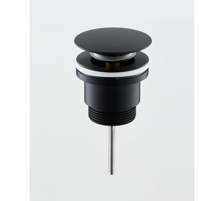 Черный донный клапан универсальный BOND для раковины BV0388