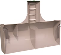 Горизонтальный промышленный пескоуловитель Экосети 35 лс ОВПП 126 ГОВПП126