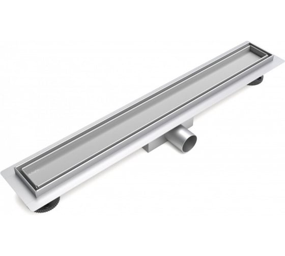 Желоб душевой Esbano Meta решетка TILE длина 80 см матовый хром ESTRMETTILE80MC 1