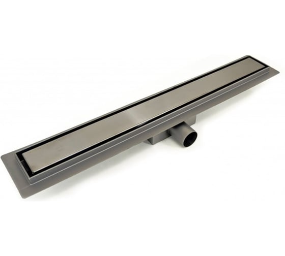 Желоб душевой Esbano Meta решетка TILE оружейная сталь длина 80 см ESTRMETTILE80GM 1