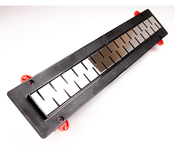 Душевой лоток ДТРД Мелодия 800мм ЧЁРНЫЙ, боковой слив D-50 мм, ML-800B-DT 1