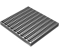 Решётка водоприёмная для дождеприемника РВ-28,5.28,5 ячеистая стальная оцинкованная ячейка 33х11 мм класс В125 GIDROSTOK 206/1