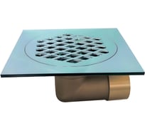 Трап душевой VIEIR 15х15 угловой с обратным клапаном для защиты от запахов VER15L