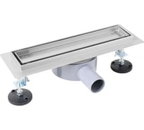 Трап душевой под плитку VIEIR поворотный 360 30 см с сухим затвором для скрытого монтажа DL30A-360