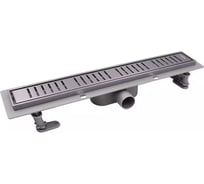 Трап душевой пластиковый VIEIR графит 70 см с сухим затвором для ванной комнаты DL70P-G