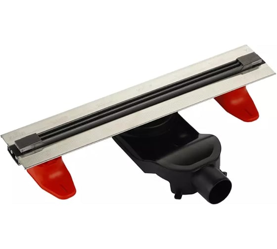 Трап душевой с гидрозатвором VIEIR 50 см графит компактный для душевой кабины DL50Q-G 1