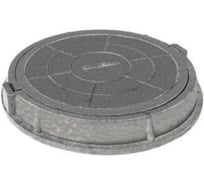 Люк Сантехкомплект полимер (средний) круг 760х630 h=110 125кН сер/чер 004-0043