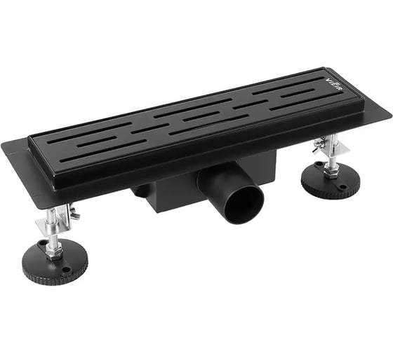 Трап душевой VIEIR с сухим затвором, 70 см черный для современных душевых кабин DL70-C 1