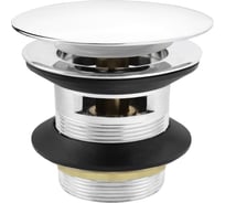 Донный клапан для раковины MPF 1.1/4" с переливом, выпуск для сифона ИС.110754