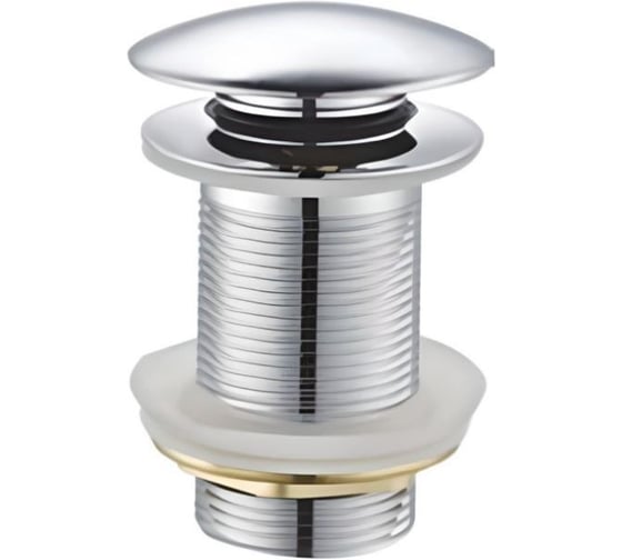 Донный клапан латунный для раковины VIEIR без перелива, большой, VER21A 1