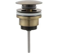 Донный клапан латунный VIEIR для раковины с болтом, бронза VER26-D