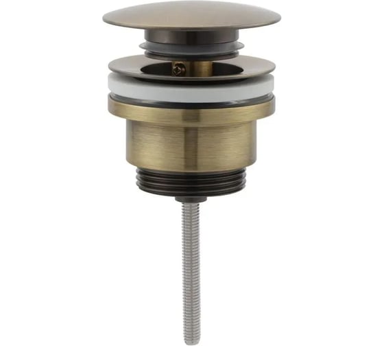 Донный клапан латунный VIEIR для раковины с болтом, бронза VER26-D 1