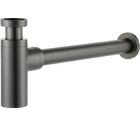 Сифон латунный круглый для раковины VIEIR графит VRQ34-G