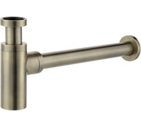 Сифон латунный круглый для раковины VIEIR бронза VRQ34-D