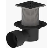 Трап Татполимер ПП 75/110, горизотнальный выпуск, решетка нержавеющая сталь 150х150 ТП-5100 53612