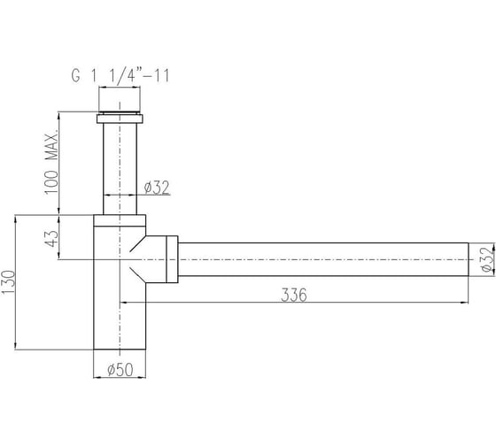 Сифон для умывальника RavSlezak MD0232Z