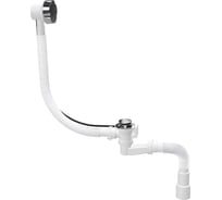 Сифон для ванны автомат AV Engineering с гибкой трубой 1 1/2 - 40/50 мм AVE129732 ЦЕ-0000119286