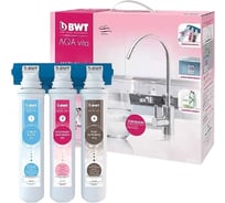 Фильтр для очистки водопроводной воды BWT AQA vita Magnesium, комплект (фильтры, кран, подключения) H213P00