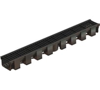 Лоток Aquastok AQUA-TOP DN90 H90 А15 1000x140x90 с чугунной решеткой 1093х