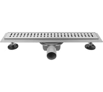 Трап для душа MPF 500 мм, линейный, нержавеющая сталь, сухой затвор и гидрозатвор ИС.110732