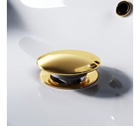 Донный клапан AM.PM нажимной универсальный, золото F0700P99