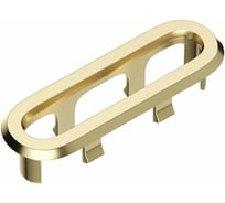 Обрамление перелива для раковины Sancos, цвет брашированное золото CN010BG