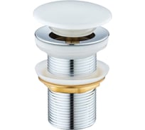 Клапан донный для раковины без перелива Agger, белый AX00488