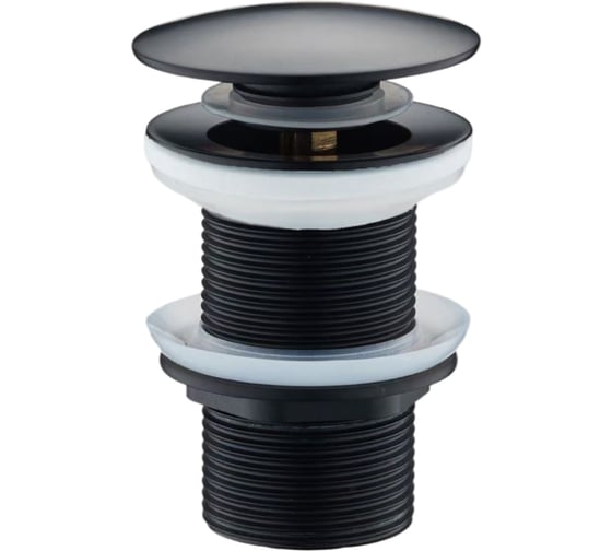 Клапан донный для раковины без перелива Agger, черный AX00444 1