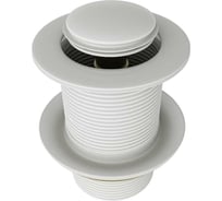 Донный клапан для раковины без перелива Ritta белый матовый Teymi T140126 ЦБ-00285213