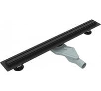 Желоб душевой Esbano Slim решетка SIDE матовый черный длина 70 см ESTRSLMSIDE70MB
