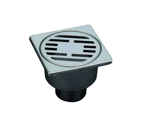 Трап из нержавеющей стали FT Group 15×15, d50 прямое соединение 773376 1