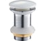 Сливной набор для раковины Aquatek AQ6006CW Push-open, без перелива, крышка белая, керамическая 00000147203 1